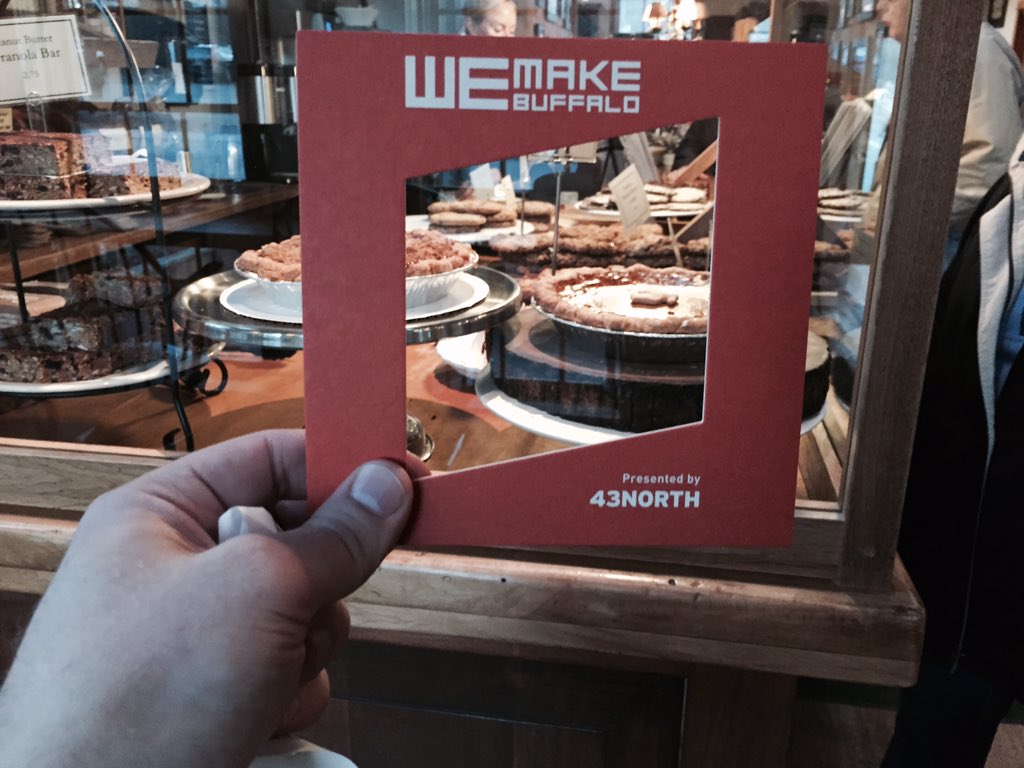 WeMakeBuffalo's tweet photo. More great spots to #ShopSmall on Sat in #EastAurora: @Musejar @elmstreetbakery @TasteEastAurora #wemakebuffalo https://t.co/6nQU1JWu0t