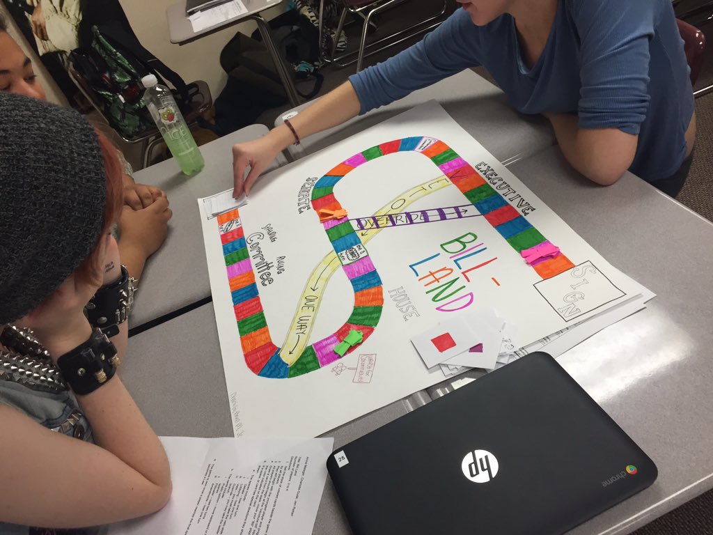 ms_wendling's tweet photo. CIS/AP Govt classes playing their own board games to show how a bill becomes a law. #one91 #BEAOne91 https://t.co/EaxTusBysn