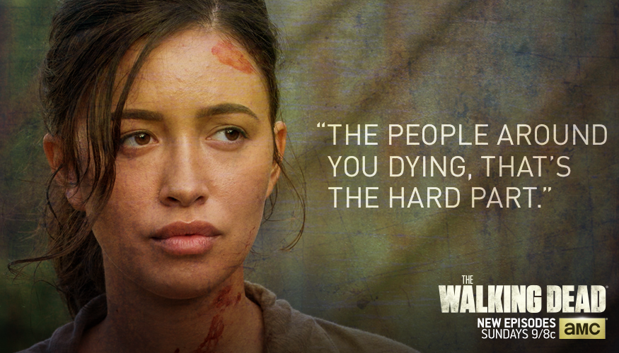 WalkingDead_AMC's tweet photo. Gut wrenching.  😔 #TWD https://t.co/Y5qFCBuWQK