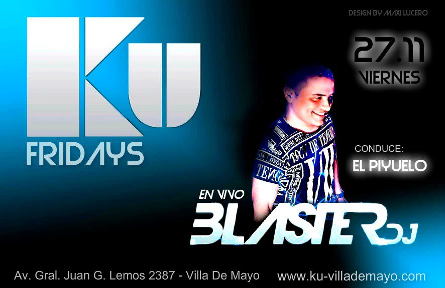 maxi_lucero_ok's tweet photo. ESTE VIERNES DJ BLASTER EN VIVO
EN KU VILLA DE MAYO #KUVIERNES 

INFO 
Wapp 1138162155 https://t.co/9VvGTpTgEP