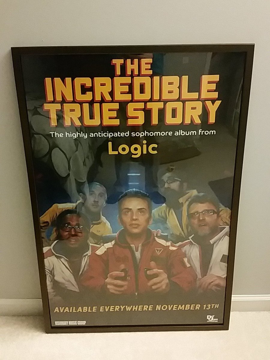 BlurrsVision's tweet photo. @Logic301 Just got the frame for my signed poster #RattPack https://t.co/tW8zbTa81L