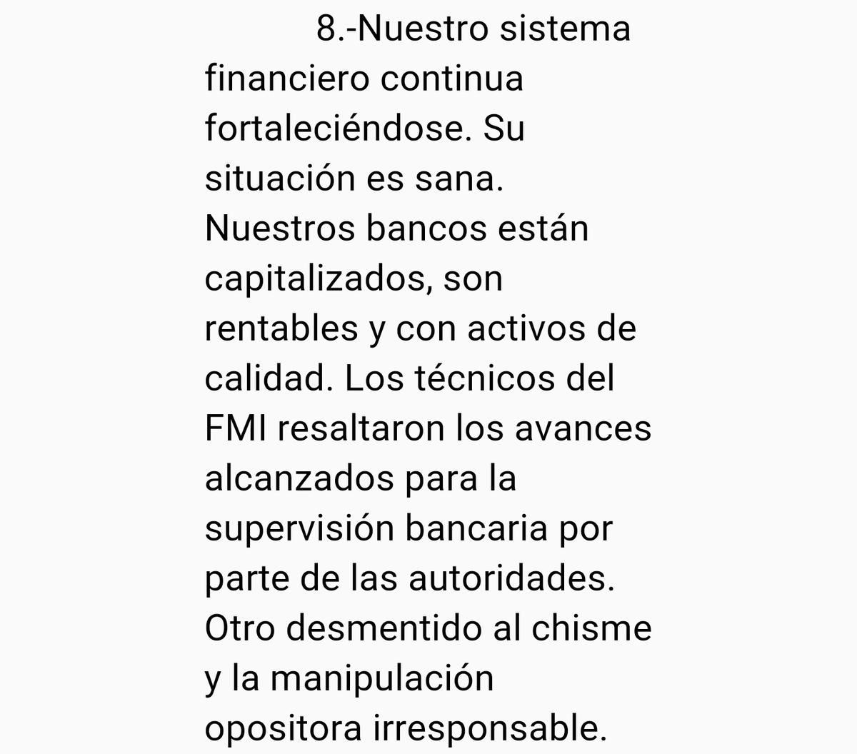 0390Torres's tweet photo. #informeFMI https://t.co/W6gimYTGO3