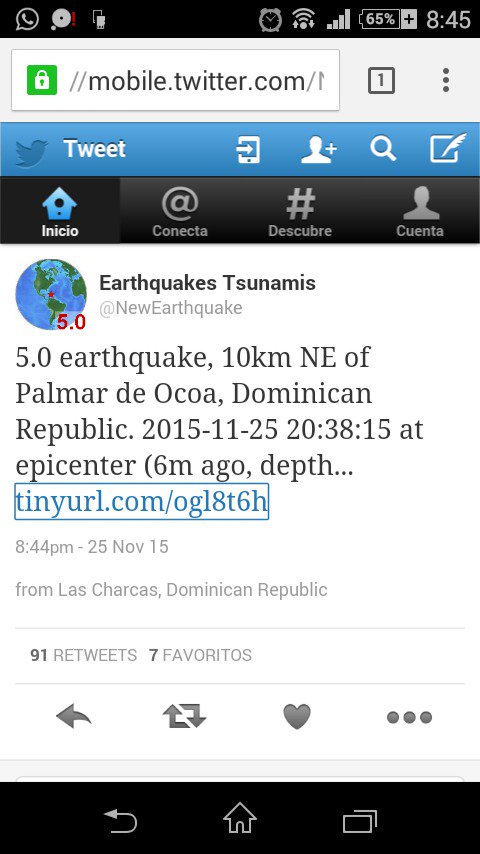 CrisRamirezR's tweet photo. @listindiario si fue de 5.0 https://t.co/UFwgMIDLh8