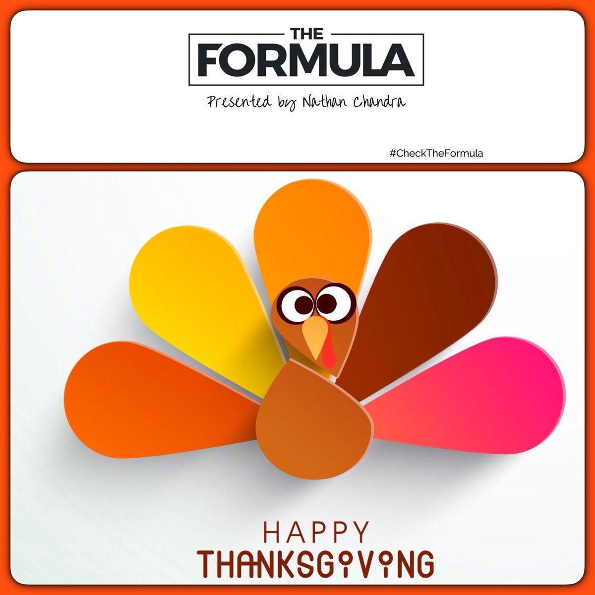 checktheformula's tweet photo. Wishing you all a warm &amp; joyous #Thanksgiving &amp; happy holiday weekend! #checktheformula https://t.co/tqrB65IkzK