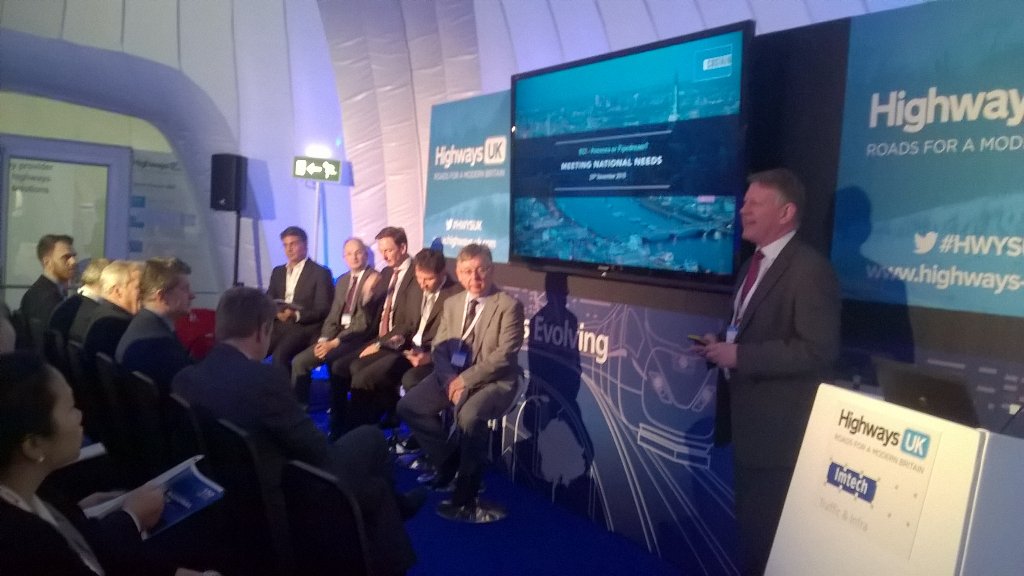 Great day <a href="/HWYSUK/">Highways UK</a>: Thx to our Industry Briefing presenters. Looking forward to Simon Ellison's keynote tomorrow <a href="/2pm/">Two O'clock</a>