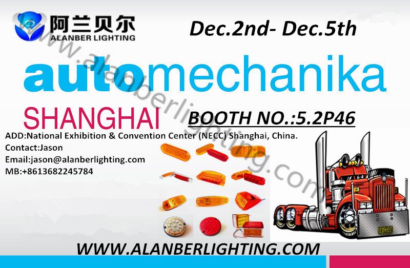 #automechanika #shanghai #truckshow #ledtrucklight #trucklight #expo booth 5.2P46 from Dec.2nd to Dec. 5th