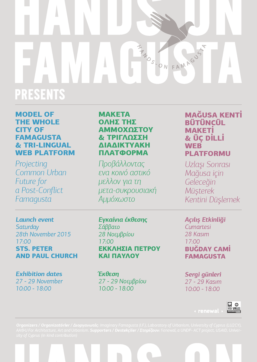 HoFproject's tweet photo. Model of the Whole Famagusta  will be on exhibit between 27-29Nov, 10am-6pm @StPeter&amp;Paul/Buğday Cami #Famagusta https://t.co/U9YZWgjKAC