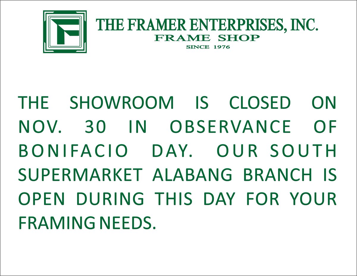 TheFramer1976's tweet photo. Monday is a holiday. However our South Supermarket branch is open on Nov. 30. #ALDUB19thWeeksary https://t.co/1UNd7jdfdZ