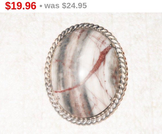 m00dtherapy's tweet image. XMAS SALE! Polished Striped Agate Brooch/Pin German Silver Gemstone Cameo B… etsy.me/1HoncBd #pht1 #AgatePin