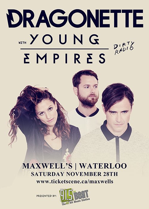 maxwellsmusic's tweet image. Who's ready to #DANCE this Saturday at #MaxwellsWaterloo with @Dragonette? @915theBeat ticketscene.ca/maxwells