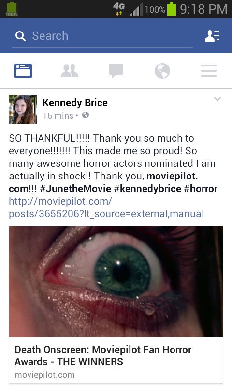<a href="/ImVictoriaPratt/">Victoria Pratt</a> @KennBrice <a href="/JUNETHEMOVIE/">JUNE</a> your marvelous movie daughter did good !! The skys the limit #June
