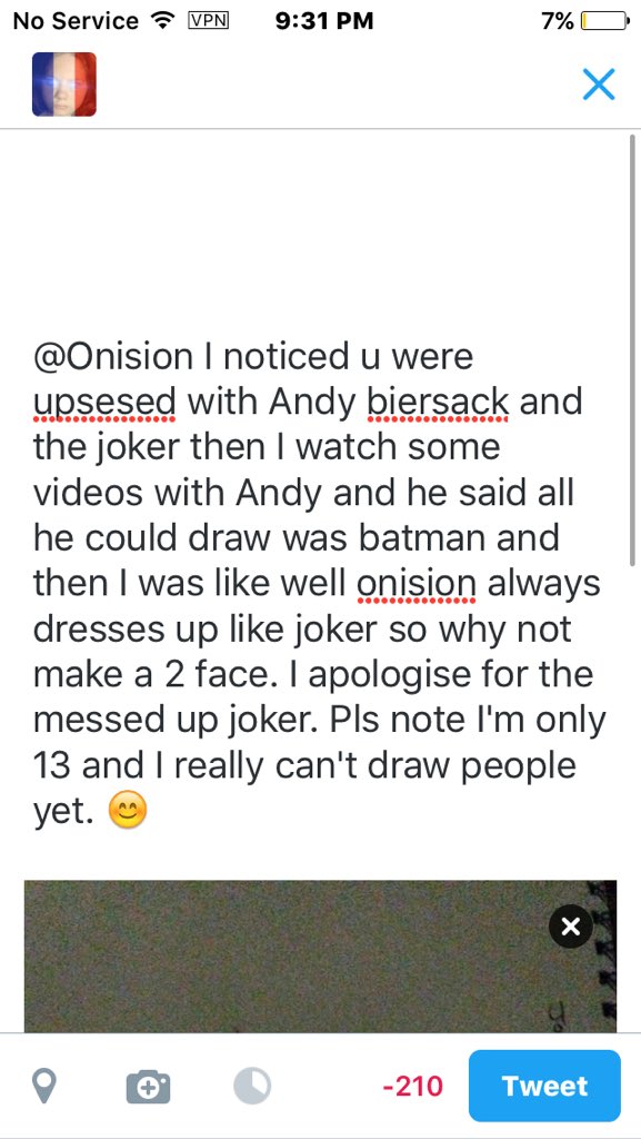 marissameadows1's tweet photo. @Onision I hope u enjoy the pic I made u ❤️ https://t.co/FixlzqRarS