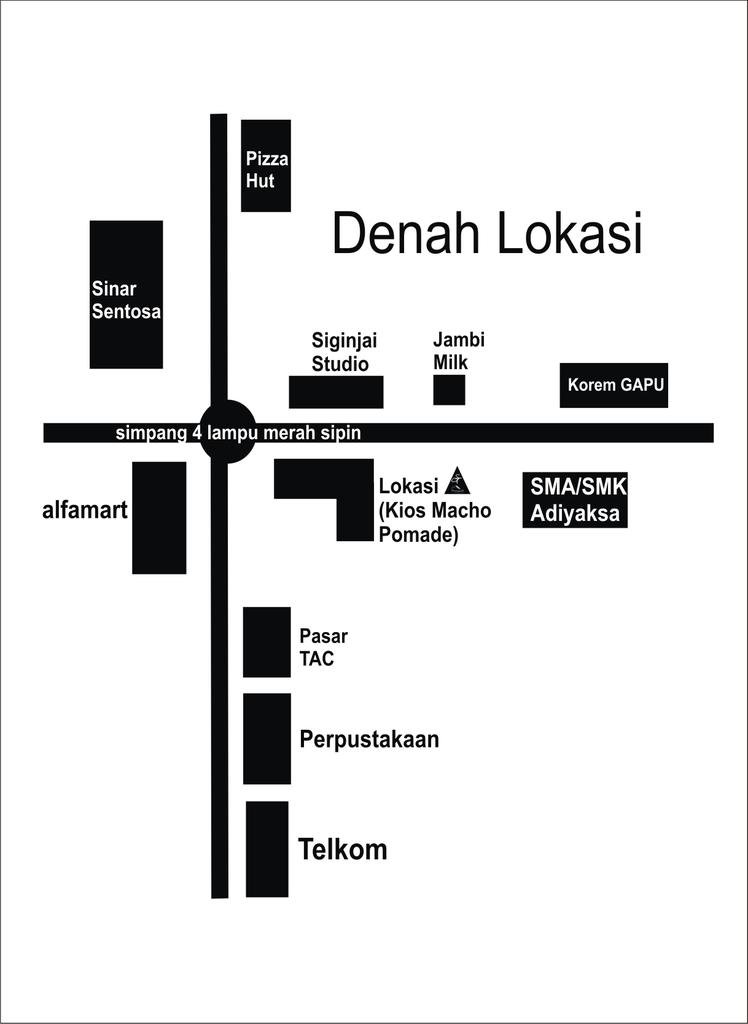 Good morning buddy ! Ni kta share lokasi drop store kta brsama @macho_pomade di jln urip sumoharjo no.06 sipin jambi