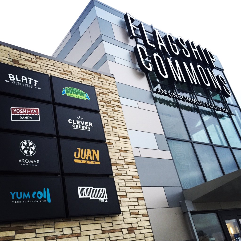 secretpenguin's tweet image. We stopped in for a few details on interior signage &amp;amp; menu boards for each concept.
Getting close!
#FlagshipCommons