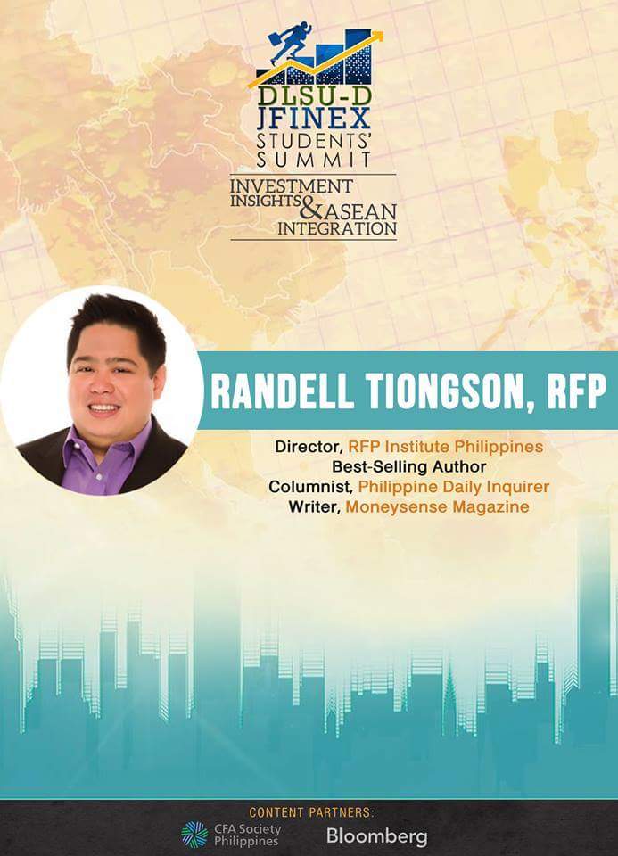 JFINEXdlsud's tweet photo. Catch Mr. Randell Tiongson in the summit! https://t.co/f3faaGuXJx