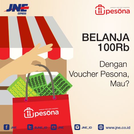 JNE_ID's tweet photo. Ikutan kuis #MerangkaiNusantara juga tuips, dapetin voucher 100rb Pesona. Persyaratan-> https://t.co/ZMbKd7mgAt https://t.co/KW6GYuG8fW