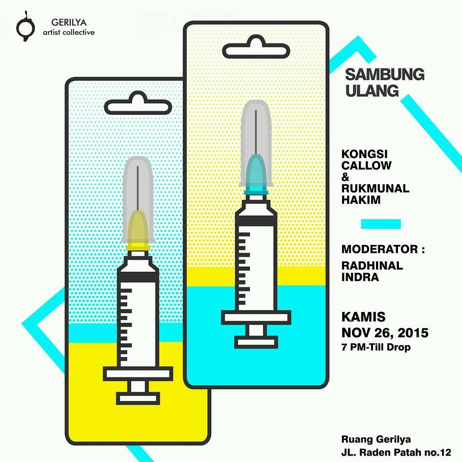 ruanggerilya's tweet photo. HARI INI pk. 19.00
Sambung Ulang: Kongsi Callow &amp; Rukmunal Hakim
Moderator oleh Radhinal Indra https://t.co/WgZNe7kqVo