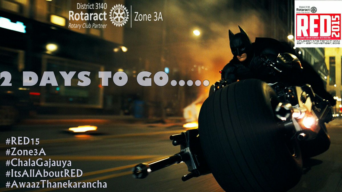 Zone3A1's tweet photo. 2 Days to go.....
#RED15 #Zone3A #ChalaGajauya
@rotaractmumbai : We are coming! https://t.co/rAuxSbjL88