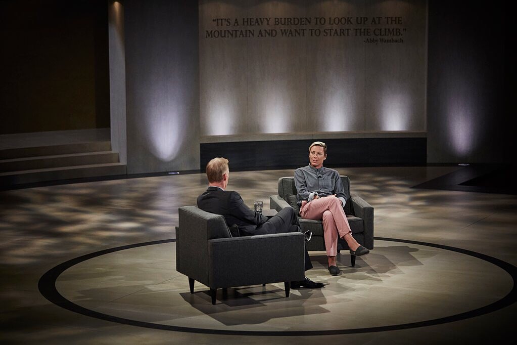 WildWest's tweet photo. .@Undeniable_Show with @AbbyWambach starts in 30 minutes only on the @AudienceNetwork #wwpsp https://t.co/ytIjJaYorX