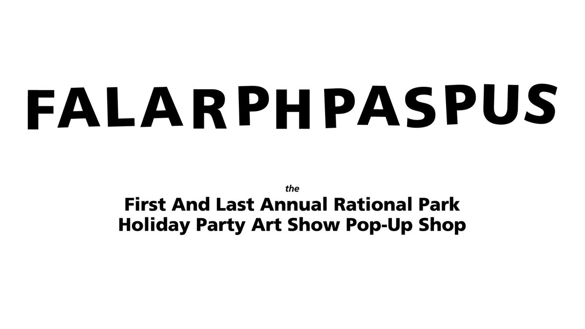 Rational Park is closing *sigh* 
Come and say good bye at our #FALARPHPASPUS 
It's going to be spectacular