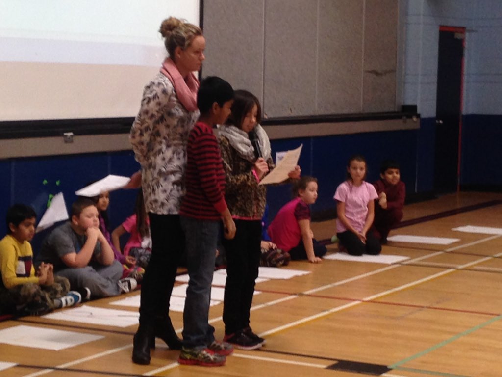 TimberleaSchool's tweet image. Gr 4 did a great job at hosting the Virtue Assembly today #whyTimberleaRocks #fmpsd