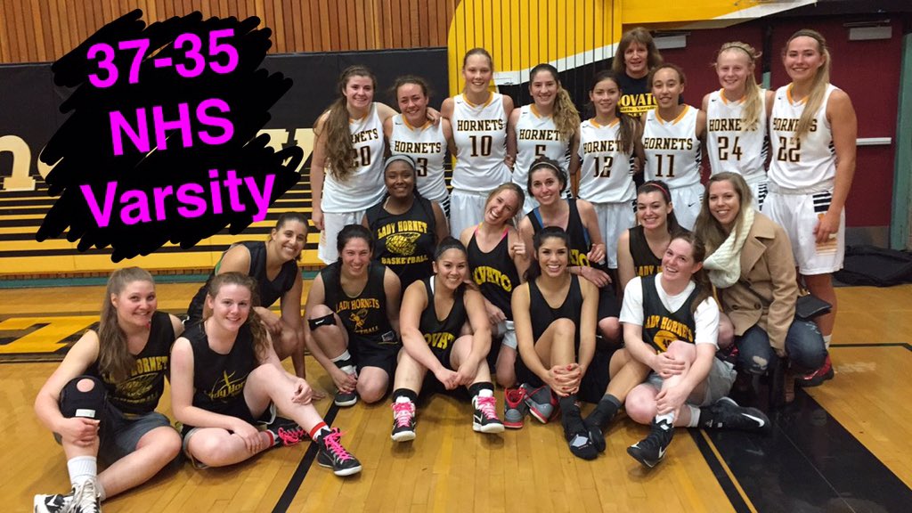 NovatoPride's tweet photo. Great Girls Alumni Game. @NHHornetsNest @MattBaldwin34 @whats_thebuzz https://t.co/x5FbAdIRVR
