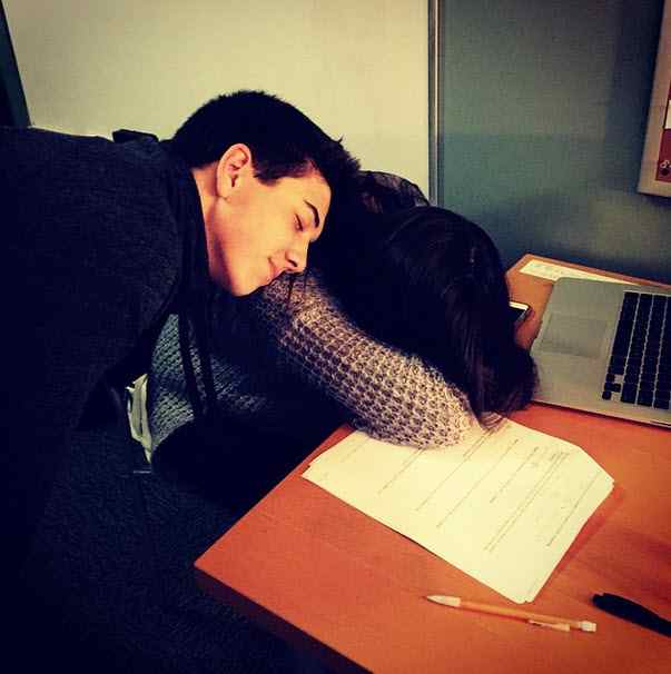 When <a href="/ExtrovertBadger/">ｓｔｉｃｋｓ</a> falls asleep while studying