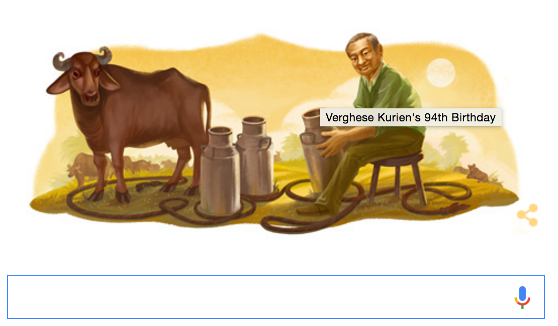jaideepchagger's tweet photo. Happy Birthday vargese kurien and thank you for your contribution https://t.co/faaLgwNoYY