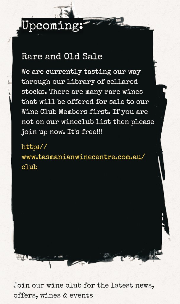 Tas Wine Centre (@taswinecentre) on Twitter photo 