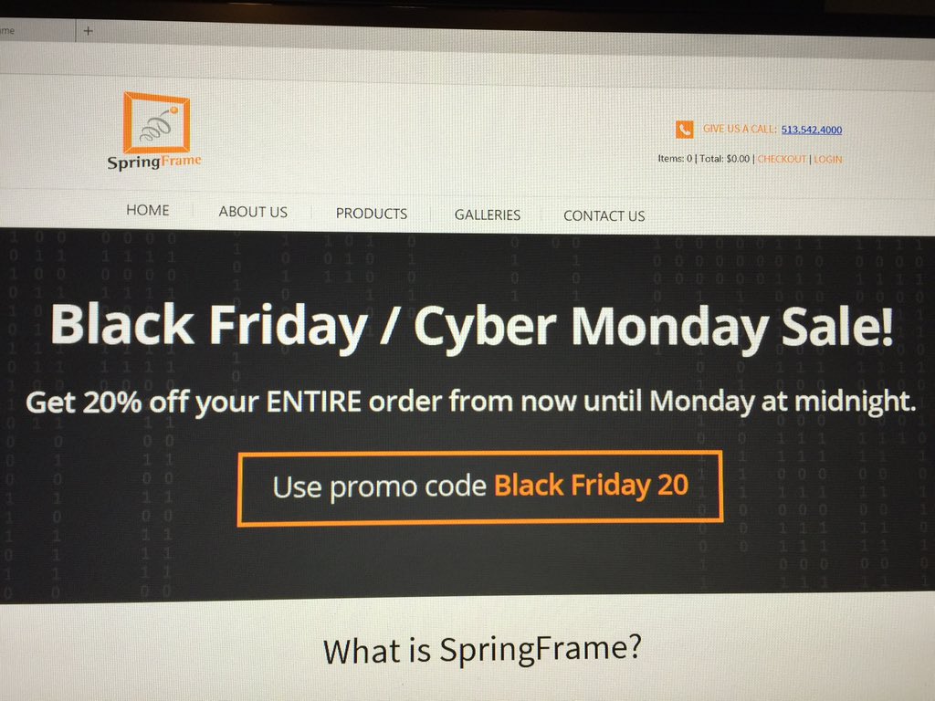 MySpringFrame's tweet image. Happy Thanksgiving!!! Our SpringFrame online sale is live NOW!!! Come save 20% off your entire order!