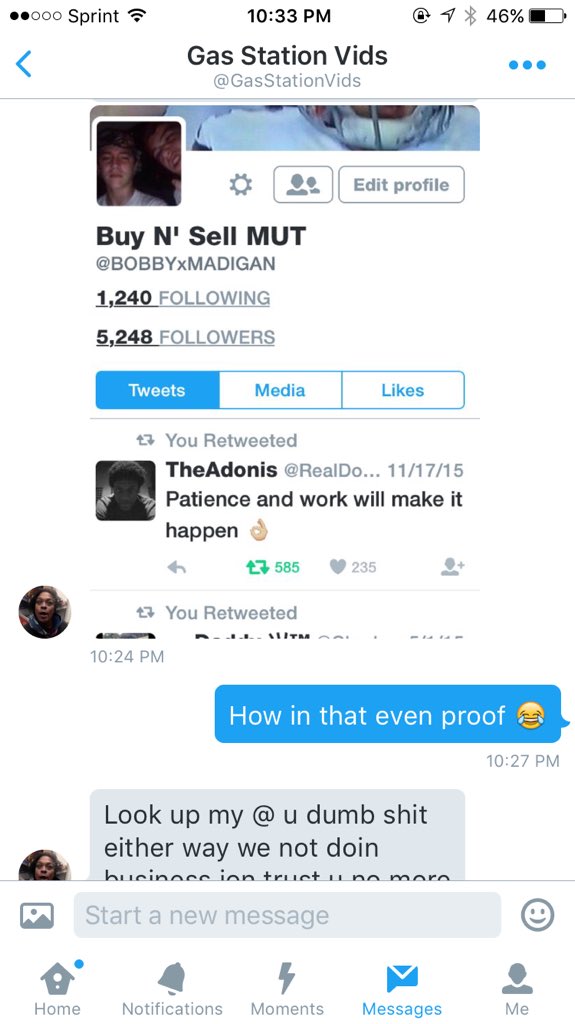Wrifyy's tweet image. I really think @GasStationVids just tried scamming 😂😂 wtf @TrustedTradeMUT