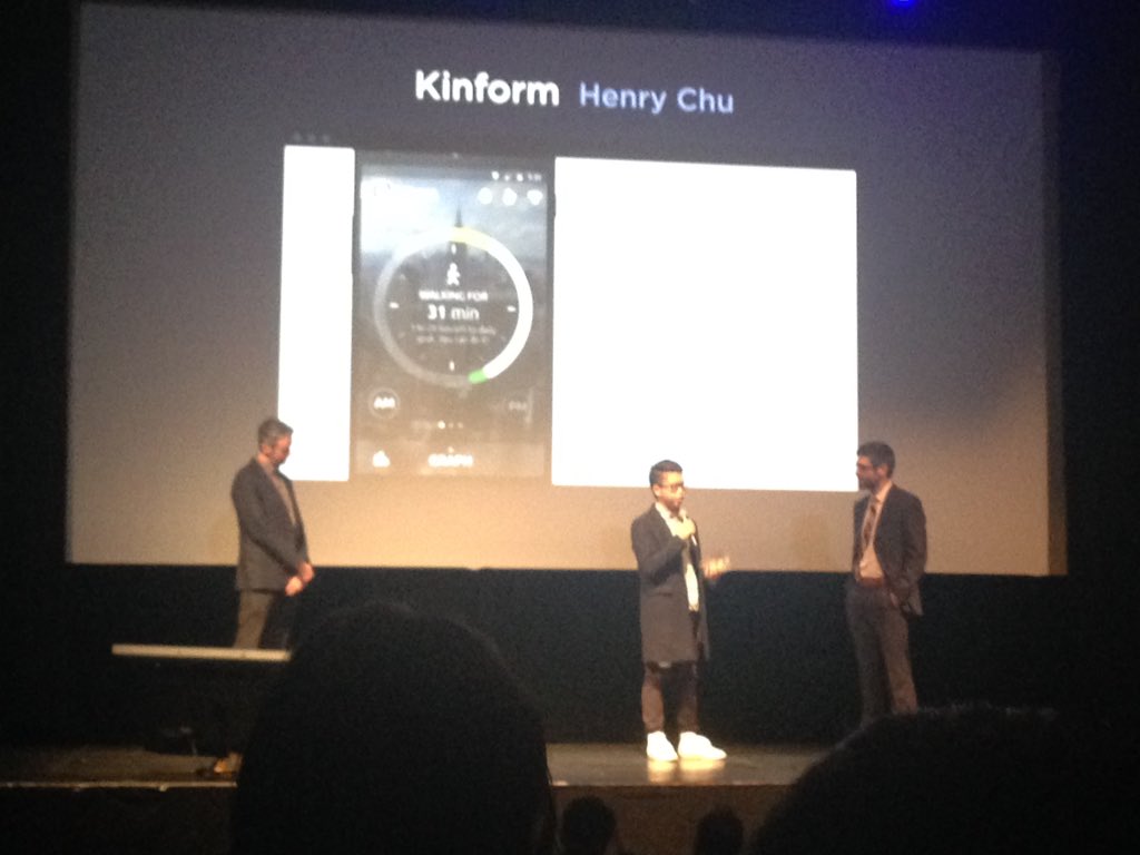 Huge congrats to our student winner Henry Chu with Kinform. #VanUXAwards