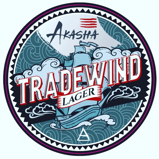 The newest member of the <a href="/akashabrew/">Akasha Brewing Co.</a> family Tradewind Lager is the Fourth Element in our core range #AwakenTheSoul