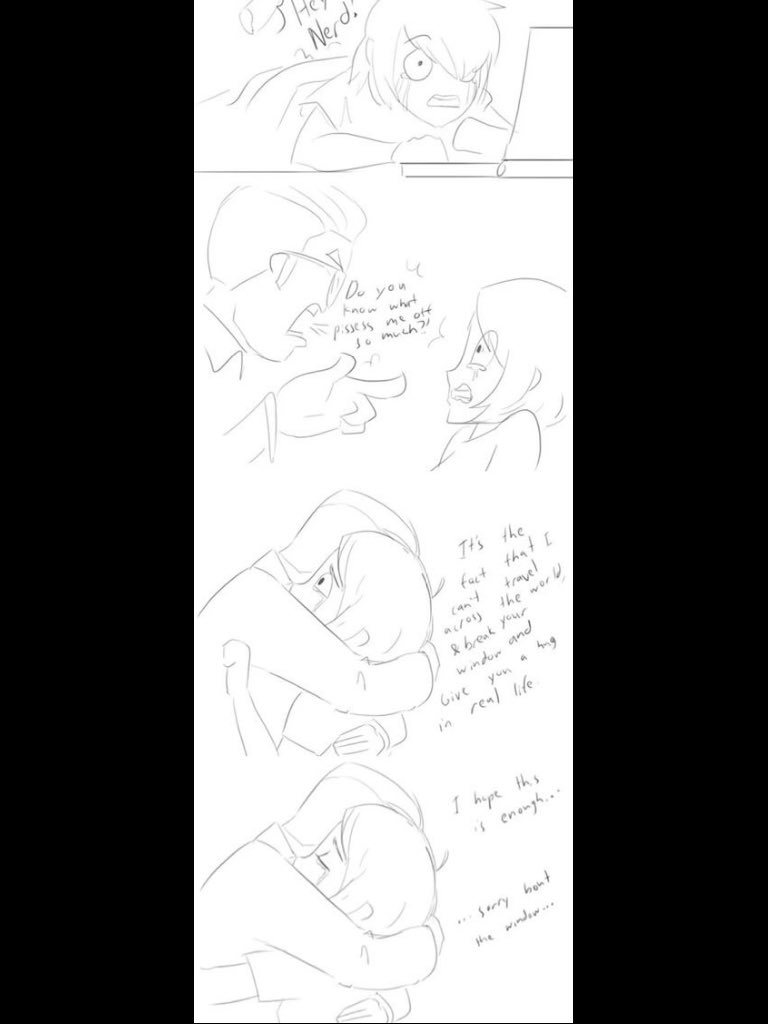 Dawnwing321's tweet photo. This is how I feel sometimes &amp; wish that someone just randomly show up and gave me a hug😔 https://t.co/Iw4mUW3mEJ