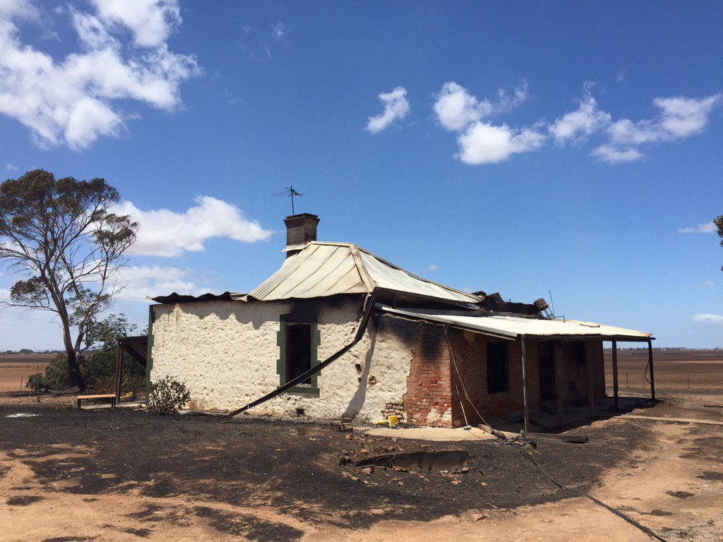 The charred remnants of Marian Ashton's home.The Wasley local has nothing but the clothes she escaped in <a href="/9NewsAdel/">9News Adelaide</a>
