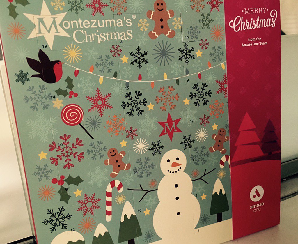 BristolOffice's tweet photo. Thank you @AmazeOneNews for our fabulous advent calendar!! #ItsBeginningtolookalotlikeXmas https://t.co/6W1H2JrM3h