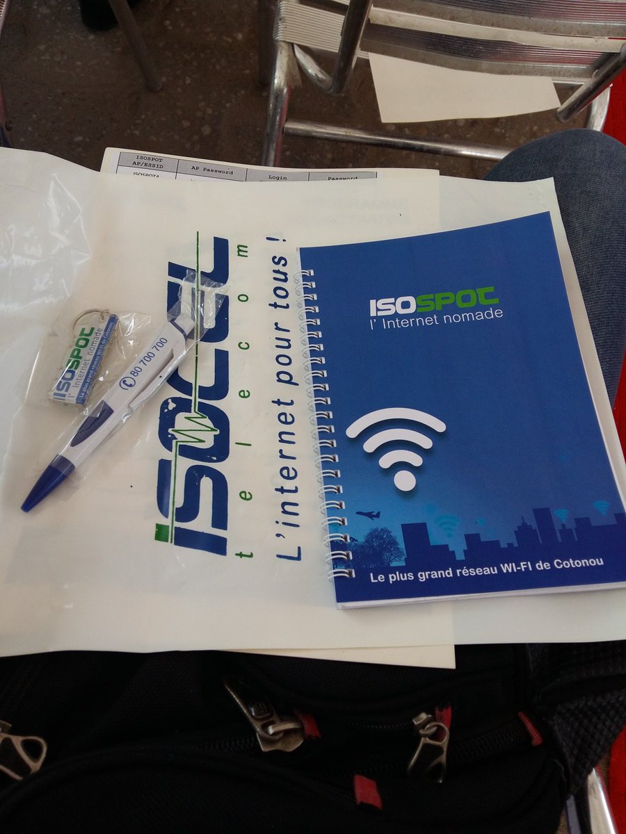 idossoubriand's tweet photo. #isospot, kit offert aux participants. Merci https://t.co/kfxcL67wvk