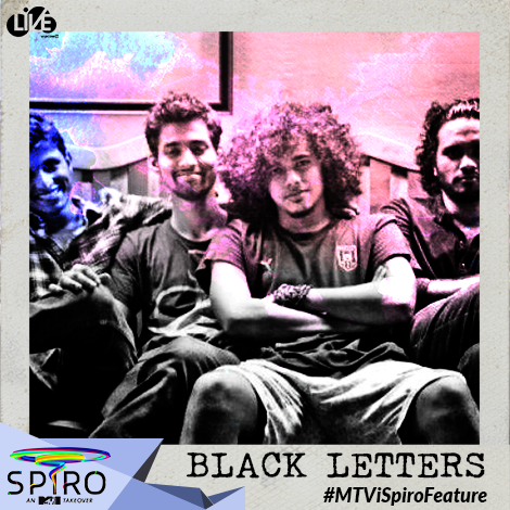 MTViSpiro's tweet photo. Starting out at a jam session, Alt rock band from South India, @blacklettersin are our
#MTViSpiroFeature today. https://t.co/ecJgp129kQ