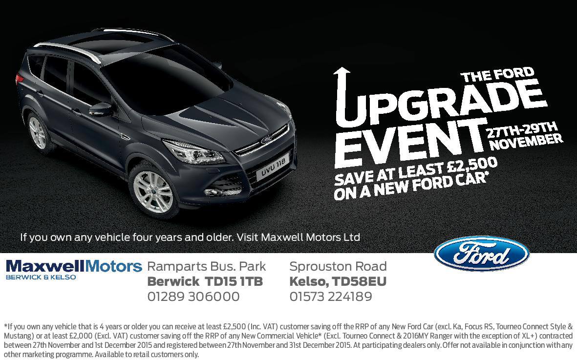 maxwellmotorsuk's tweet image. Got a 4yr old car or older? Save at least £2,500 on most of the #Ford range this Friday &amp;amp; Saturday #upgradeweekend