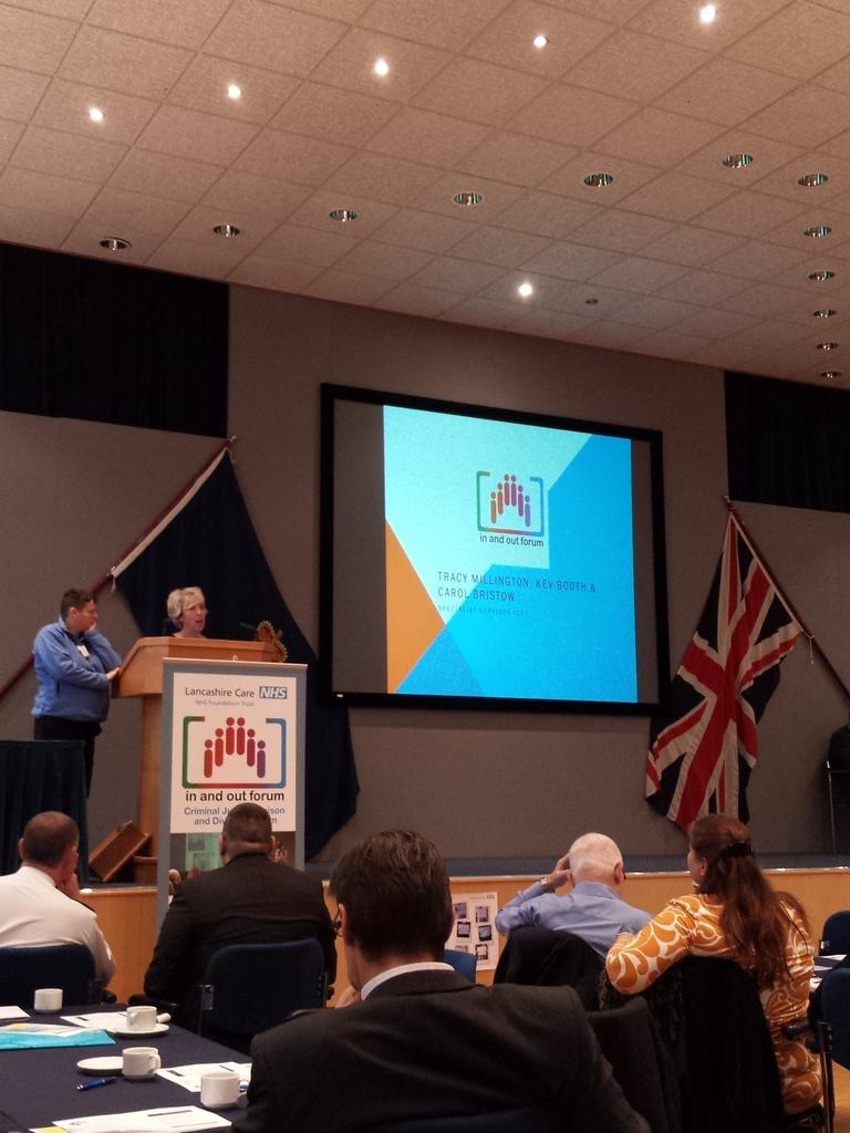 deborah197316's tweet photo. In and out forum. Carol Bristow and Tracey Millington - using feedback to really make a difference#cjlc15 https://t.co/07ozoclKk9