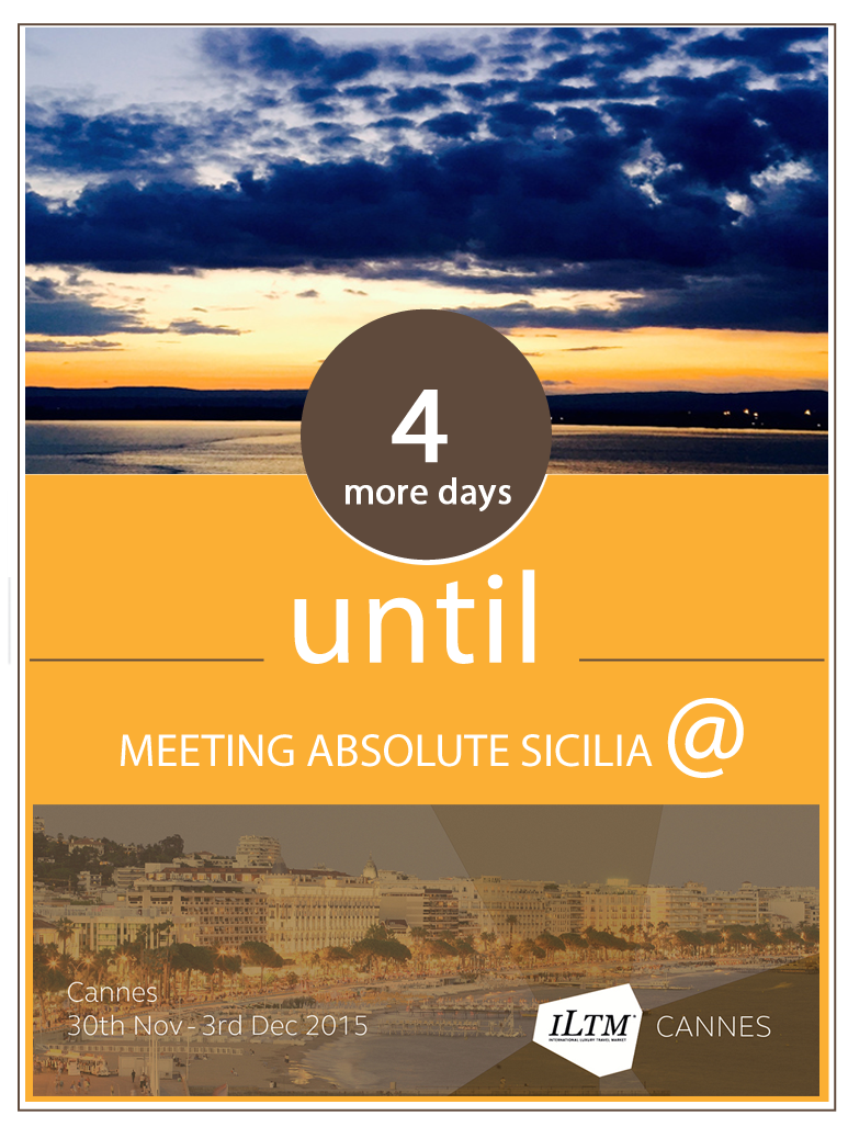 AbsoluteSicilia's tweet photo. 4 days to @ILTM_events in Cannes, the place to be. Meet us, stand E240  #luxurytravel #sicily https://t.co/UVeQlRxesN