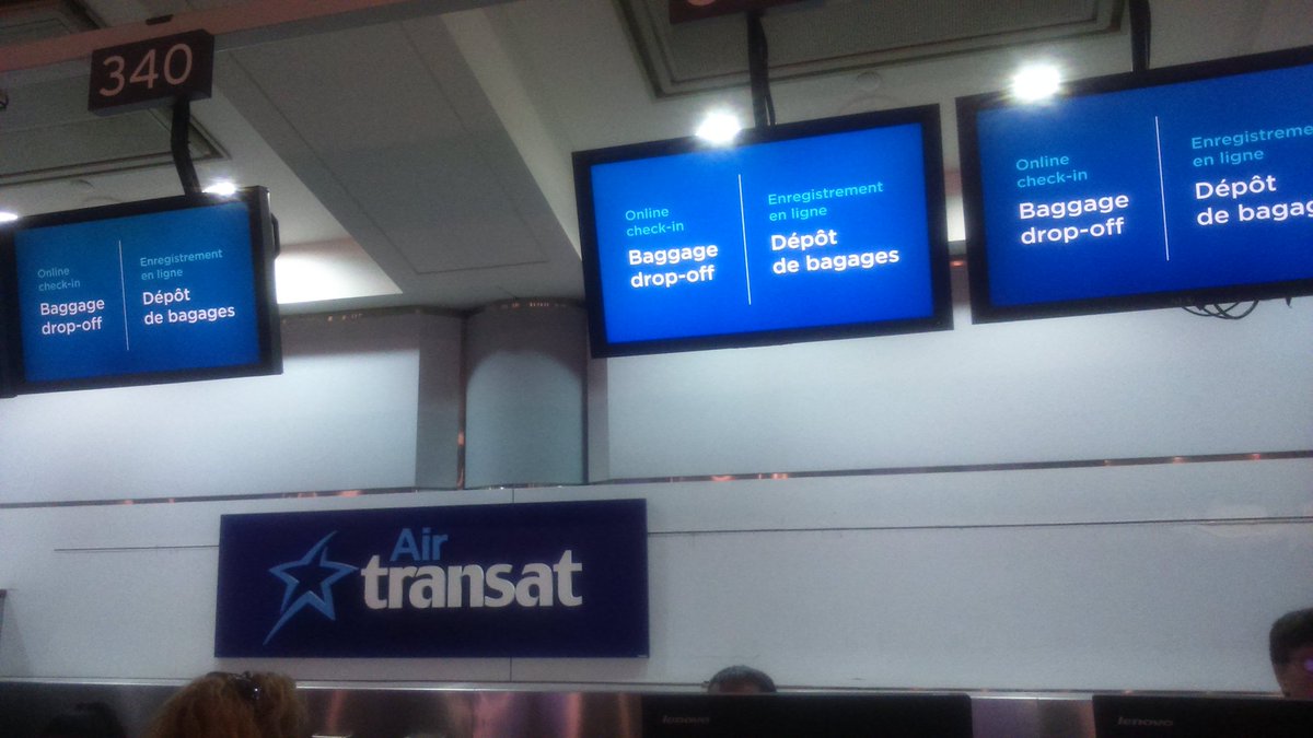 FrankLefeber's tweet photo. @airtransat Committed to have us on their flight even though we are late! Good work! @AirCanada @Delta Take notes ;) https://t.co/eiNuAUh8y8