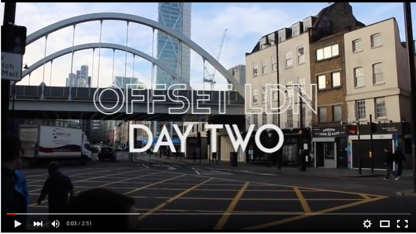 natashanuttall's tweet photo. VLOG: Missed #OffsetLDN ? Catch up with Day Two ft @mcbess @vincefrost https://t.co/sRZxtHG0V5 #design #london https://t.co/HXUBptDnTi