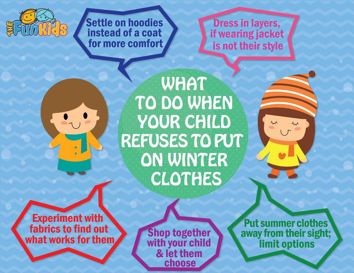 Convincing your #Child to wear warm clothes this #Winter 
To learn more: thefunkids.com