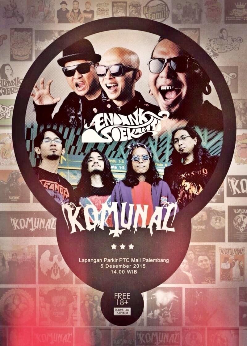 Baru dapet kabar ni kalo endank soekamti &amp; komunal bakalan manggung di palembang 5 desember nanti 
<a href="/pelorrian/">Farid Amriansyah</a>