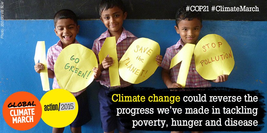 People around the world are taking to the streets for #ClimateMarch. Add your voice: bit.ly/1Noi8ZU