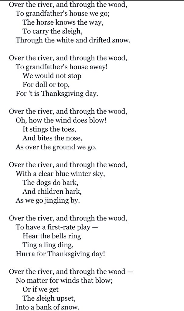 Allie Esiri On Twitter Sweet Ol Song For Thanksgiving By Lydia Maria Child Poetry Children Edchat Https T Co 3u6xqxidi6