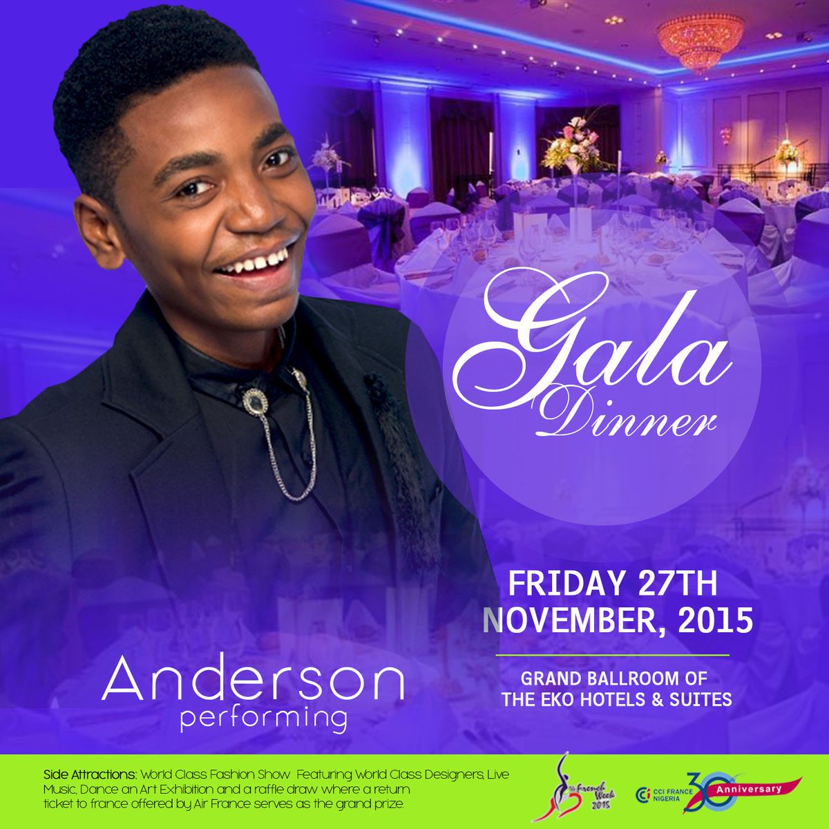 CCIFN's tweet photo. Performing at tomorrow's #GalaDinner, is @Anderson_PFame of @MTN_ProjectFame! #FrenchWeek2015 https://t.co/hF2ovoODCN