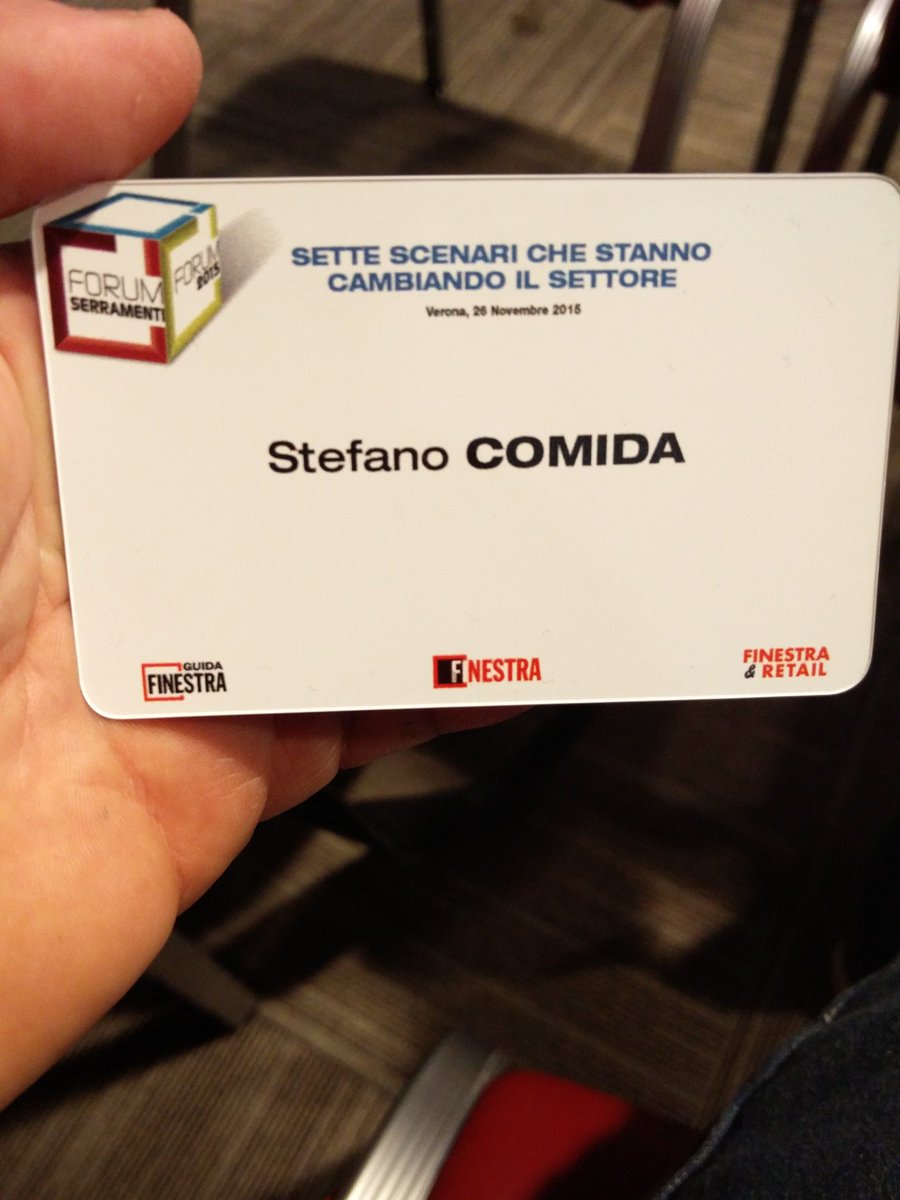 Pronti anche per il #forumserramenti. Quest'anno si parla dei sette scenari che stanno cambiando il settore.