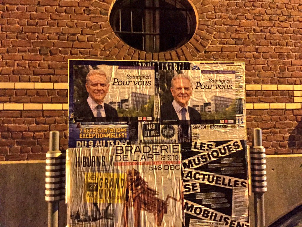 PSRoubaix's tweet photo. Roubaix de nouveau aux couleurs de notre candidat @pdesaintignon ! #PourVous #PDS2015 https://t.co/g8309xckEV